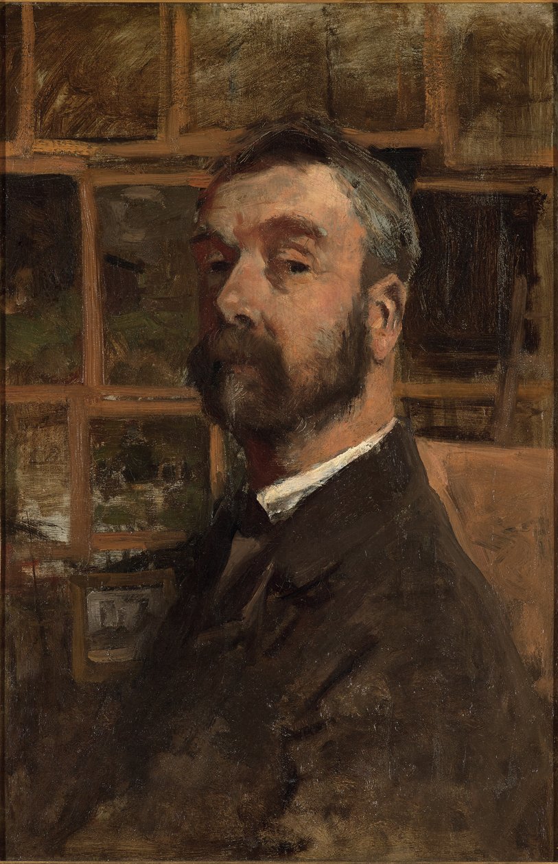 Autoportret, ok.1884 autorstwa Anton Mauve