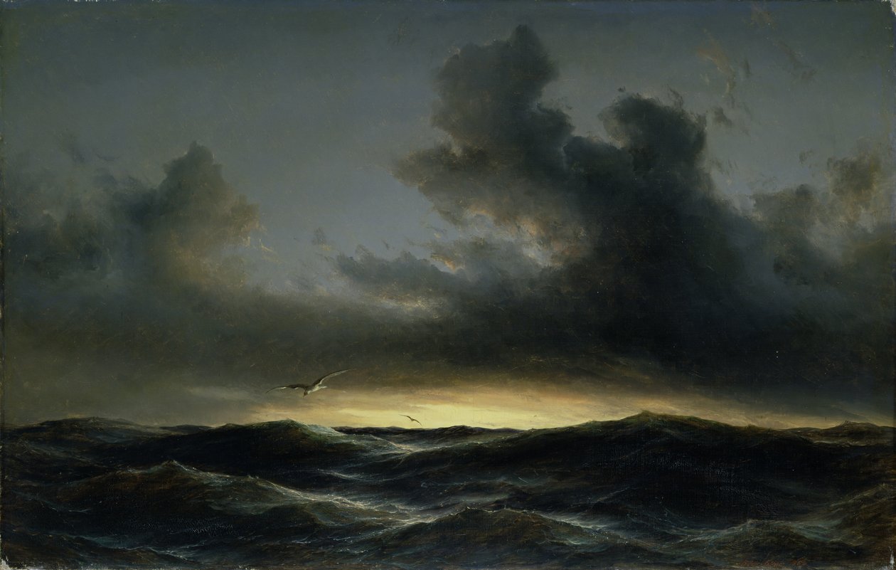Samotność morska, 1852 autorstwa Anton Melbye