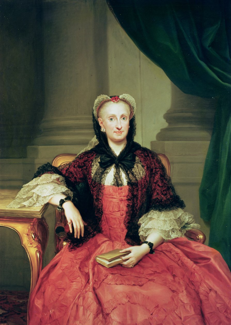 Maria Amalia z Saksonii (1724-60) królowa Hiszpanii autorstwa Anton Raphael Mengs