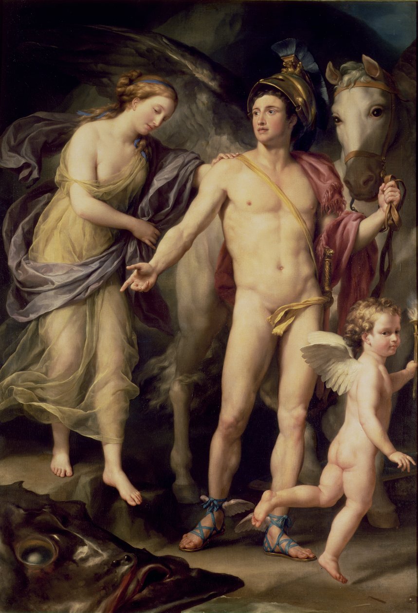 Perseusz i Andromeda, 1777 autorstwa Anton Raphael Mengs