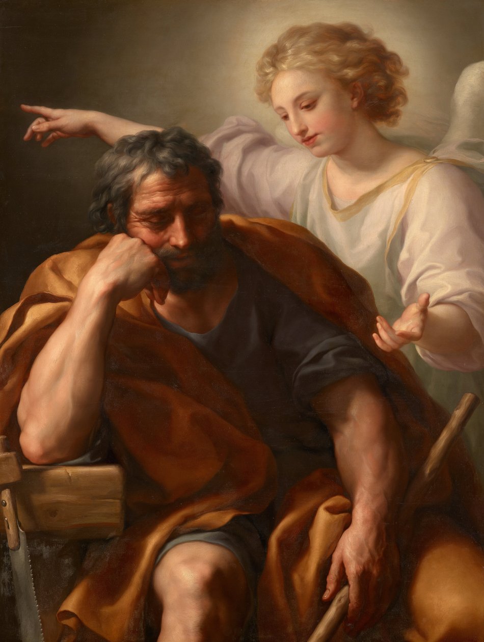 Sen św. Józefa autorstwa Anton Raphael Mengs