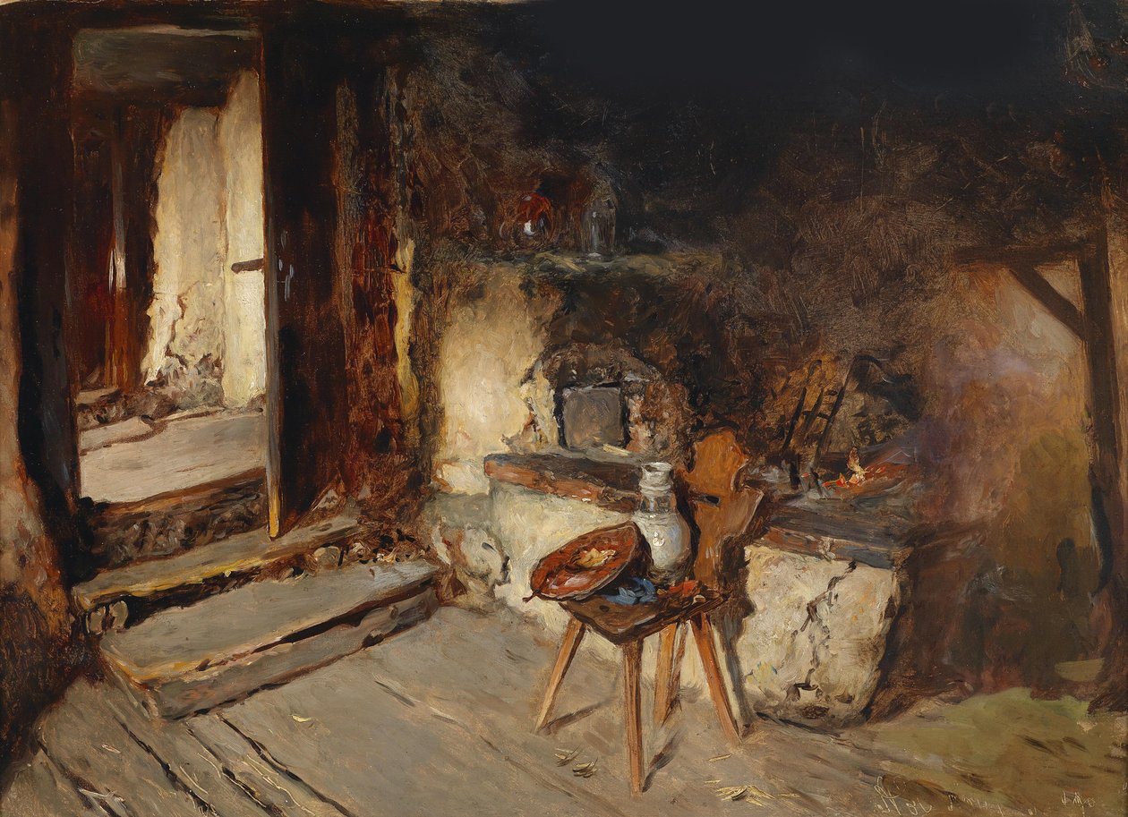 Rauchkuchl autorstwa Anton Schrodl