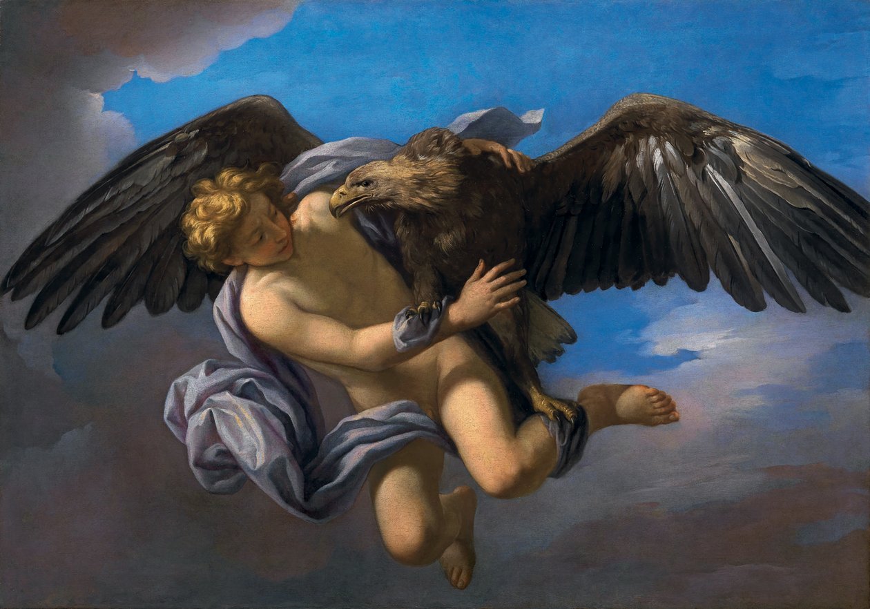 Gwałt Ganimedesa, 1700. autorstwa Anton Domenico Gabbiani