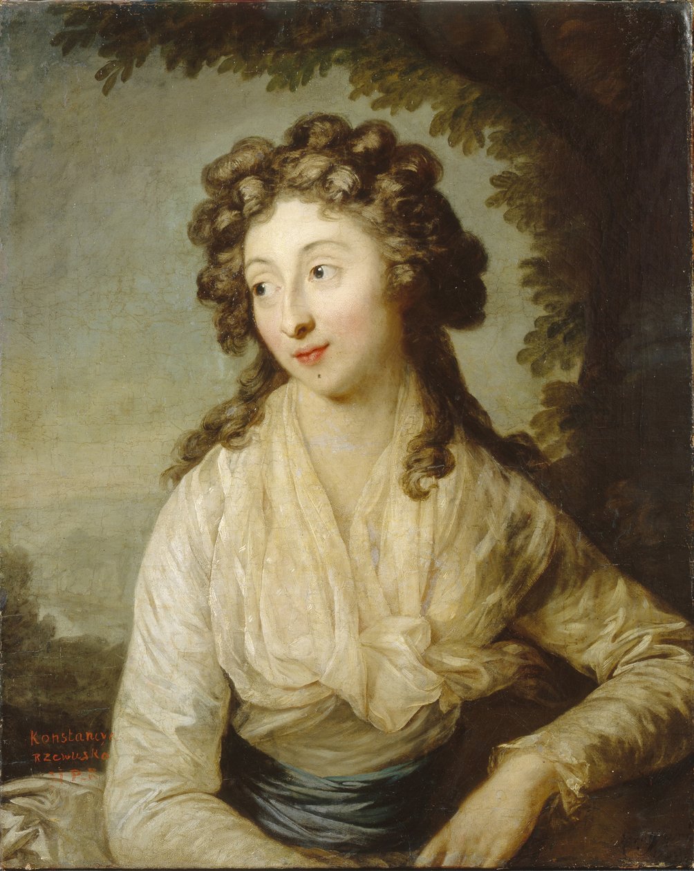 Portrait of Konstancja Lubomirska Rzewuska, 1789 autorstwa Anton Graff