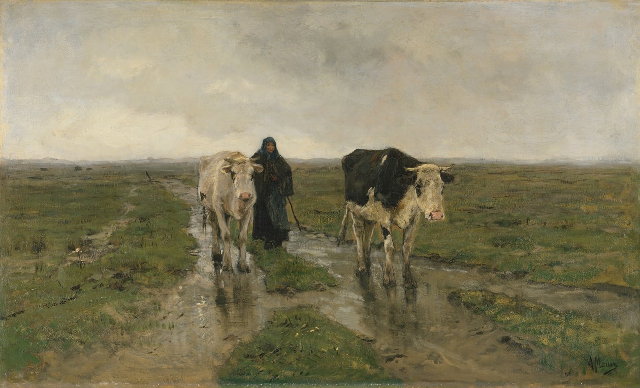 Zmiana pastwiska, ca. 1880. autorstwa Anton Mauve
