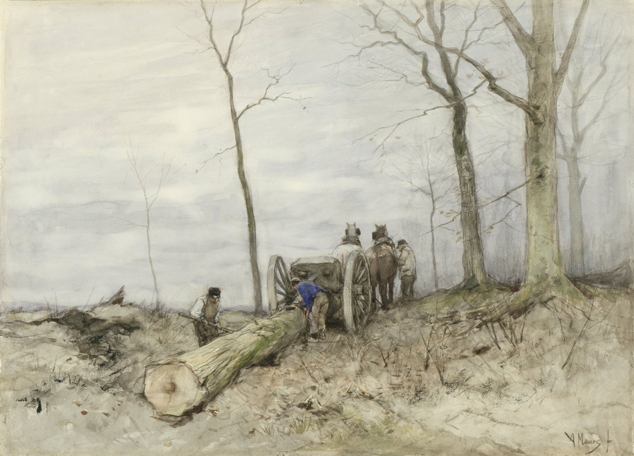 The Malleján autorstwa Anton Mauve