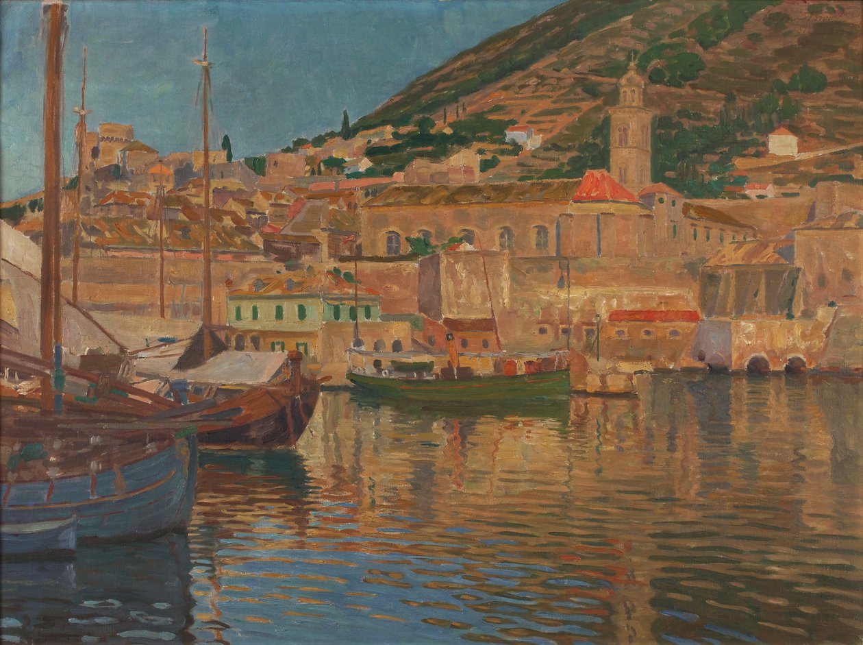 Port Ragusa autorstwa Anton Nowak