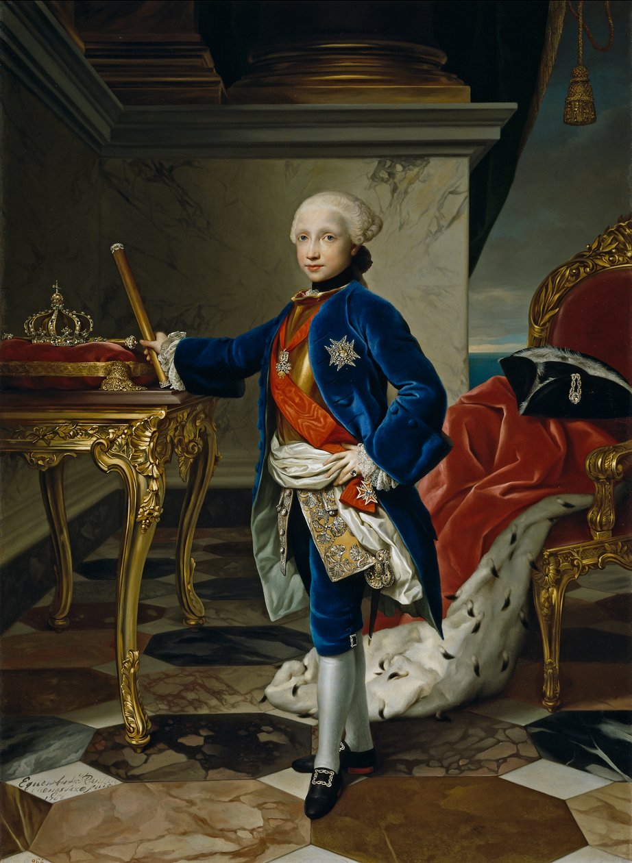 Ferdynand IV Neapolitański autorstwa Anton Raphael Mengs