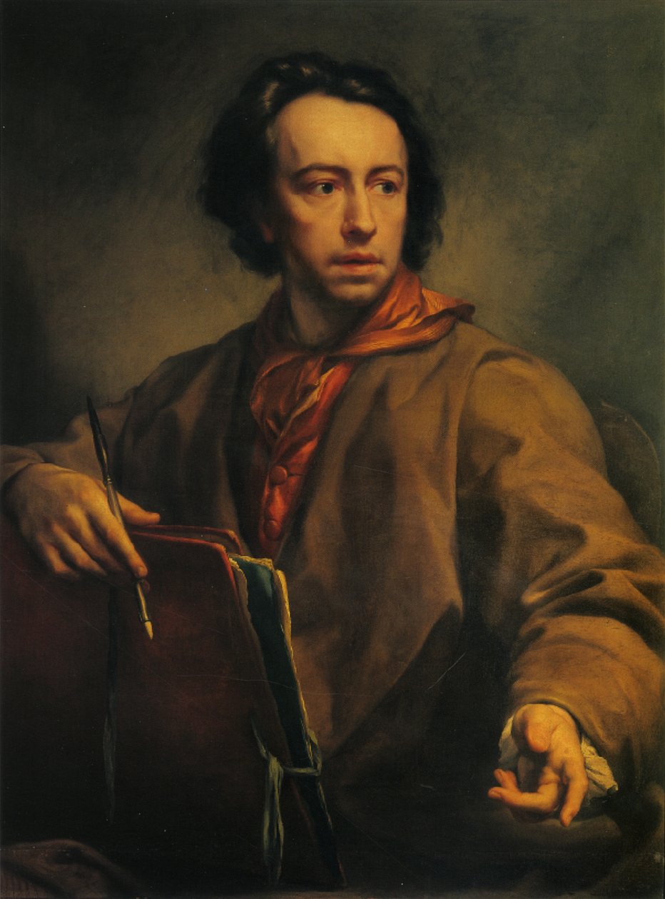 Włoski:  Autoritratto Autoportret autorstwa Anton Raphael Mengs