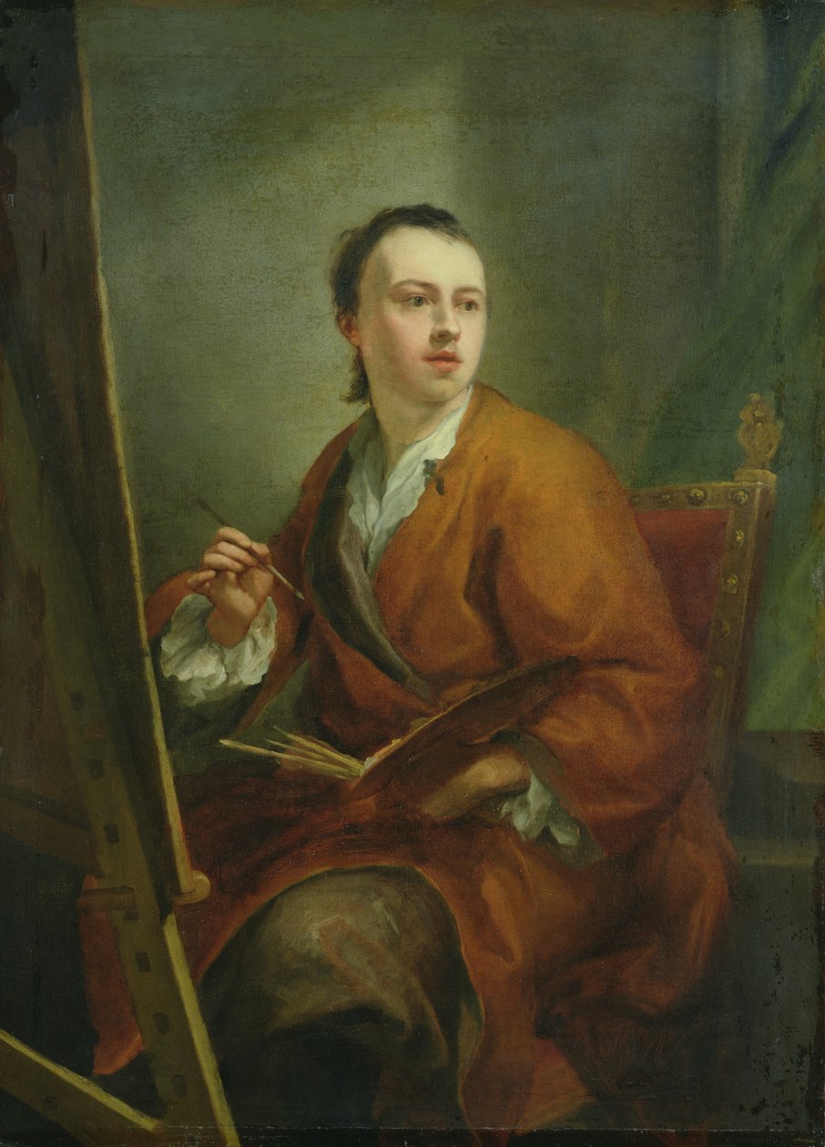 Autoportret, ok. 1755 autorstwa Anton Raphael Mengs