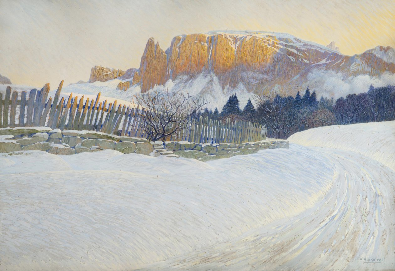 Motyw z Alp autorstwa Anton Reckziegel