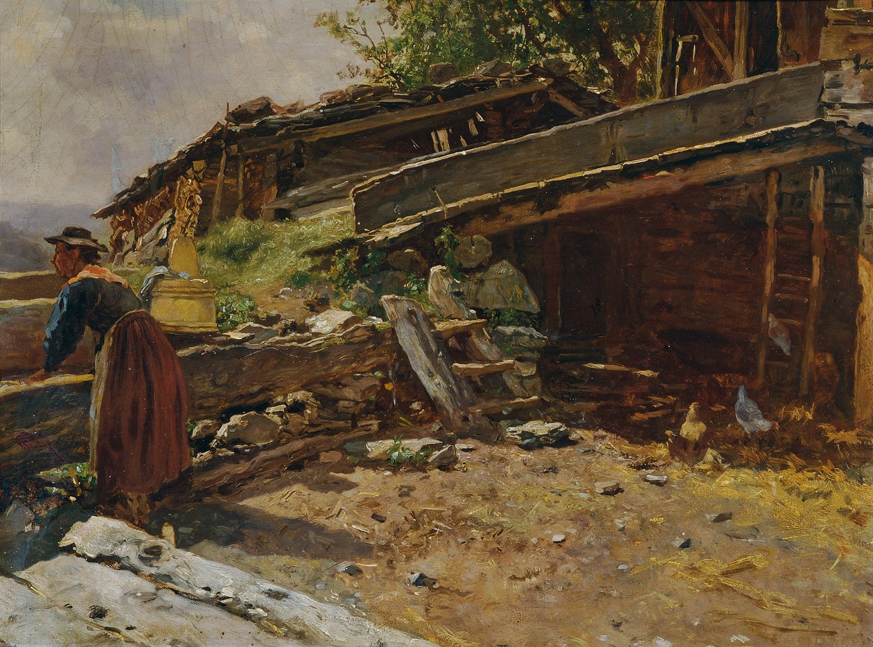 Cóż w Woferlbauer w Bruck-Fusch autorstwa Anton Schrodl