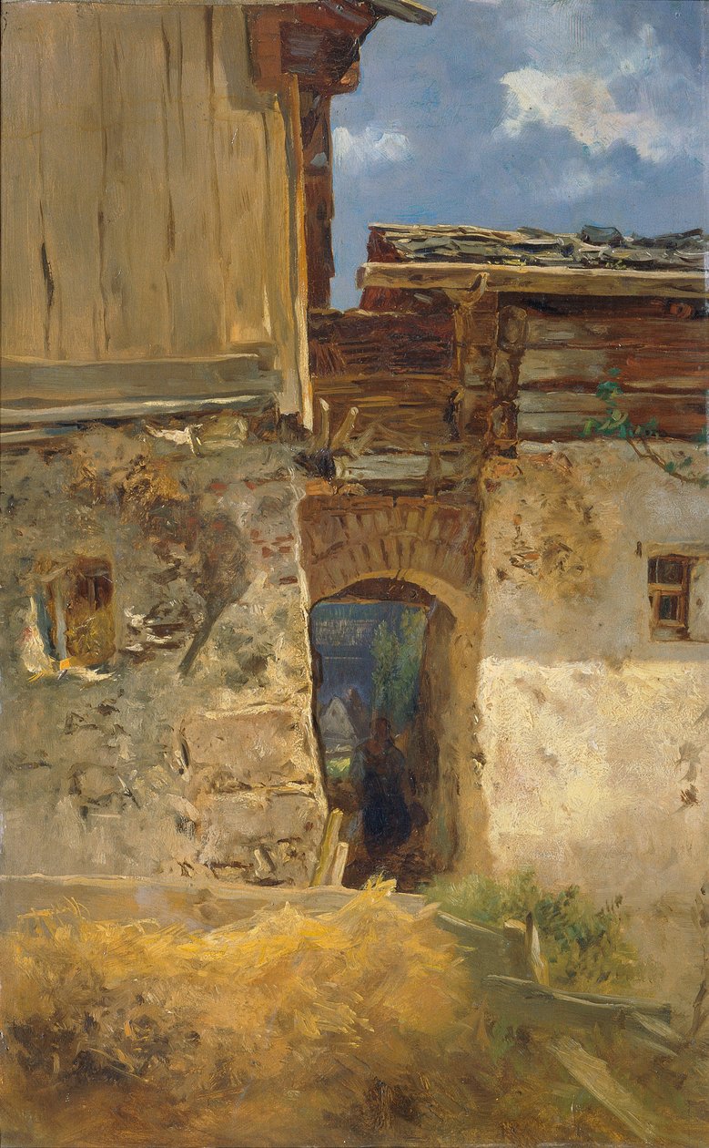 Alejki w Hallstatt autorstwa Anton Schrodl
