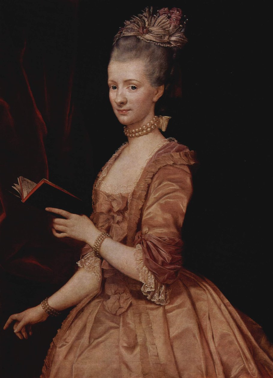 Portret kobiety autorstwa Anton von Maron