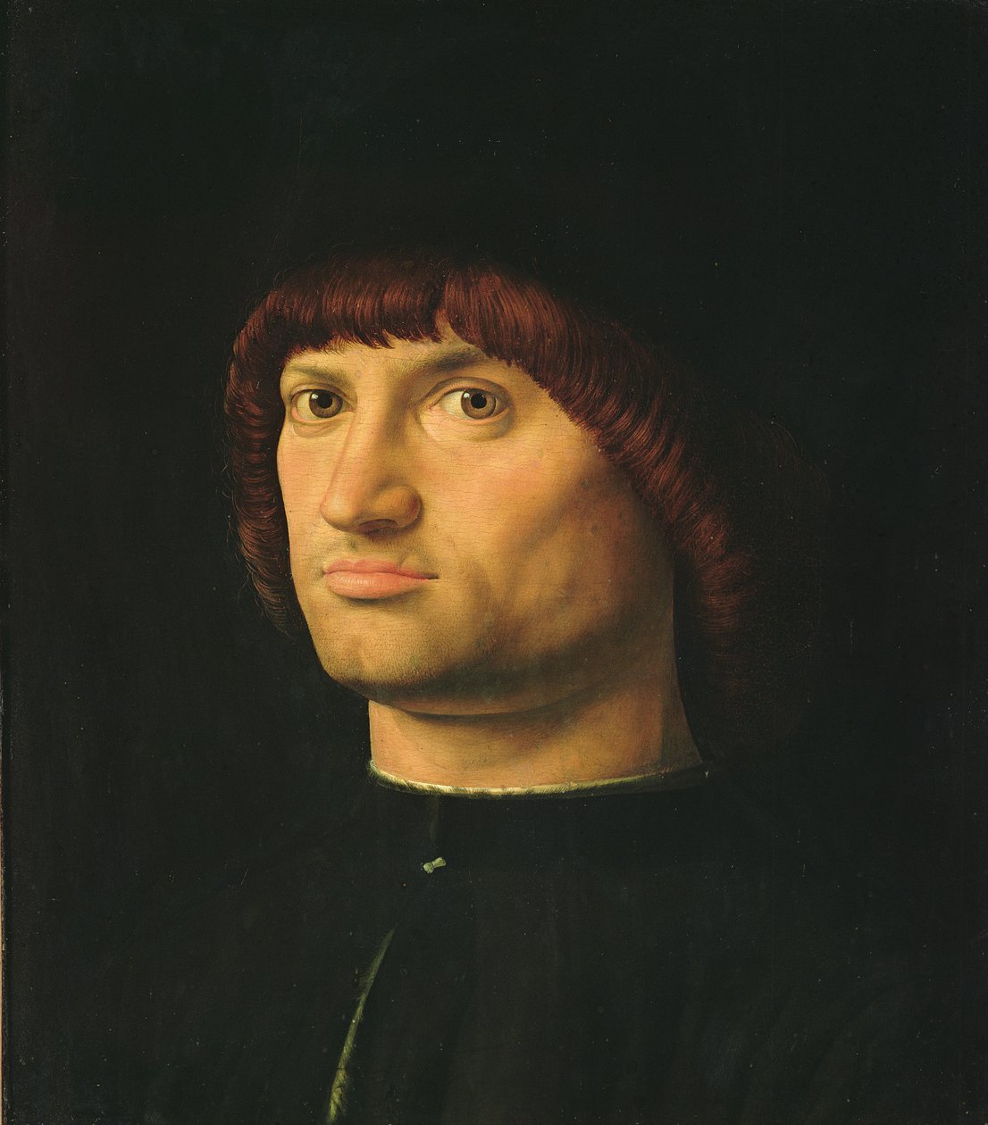 Portret mężczyzny, czyli kondotier, 1475 autorstwa Antonello da Messina