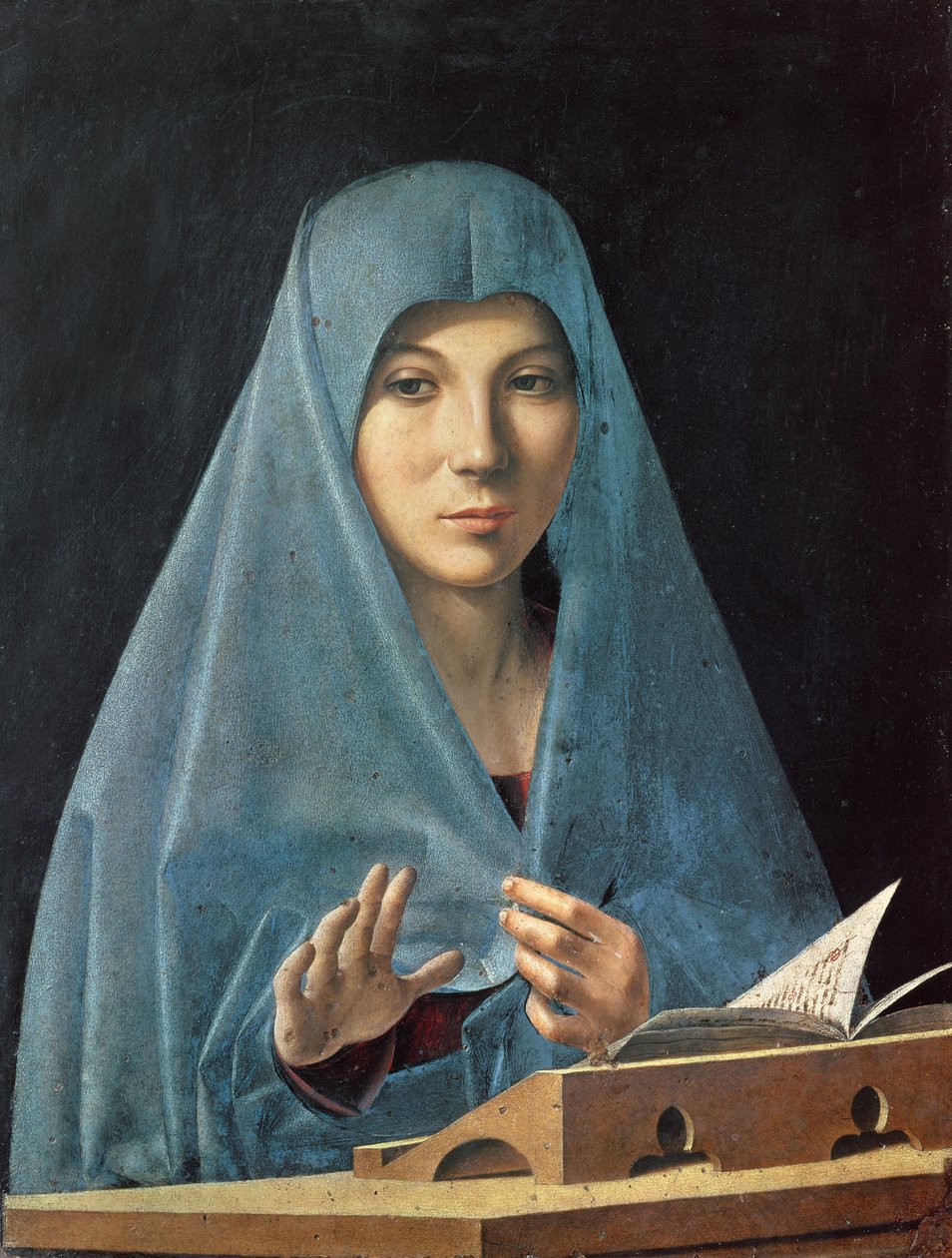 Zwiastowanie, 1474-75 autorstwa Antonello da Messina