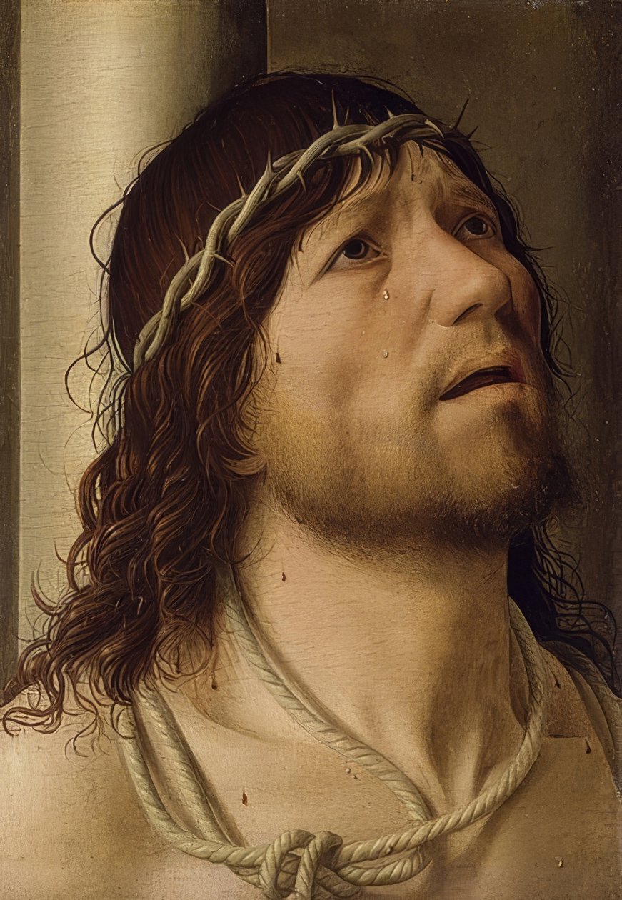 Chrystus w filarze męczeństwa autorstwa Antonello da Messina