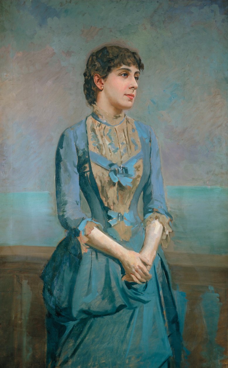 Portret Lluïsy Dulce i Tresserra, markizy Castellflorite autorstwa Antoni Caba