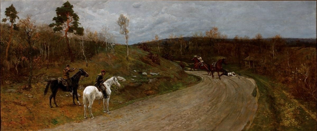 Scena z Powstania 1863. autorstwa Maksymiljan Antoni Piotrowski