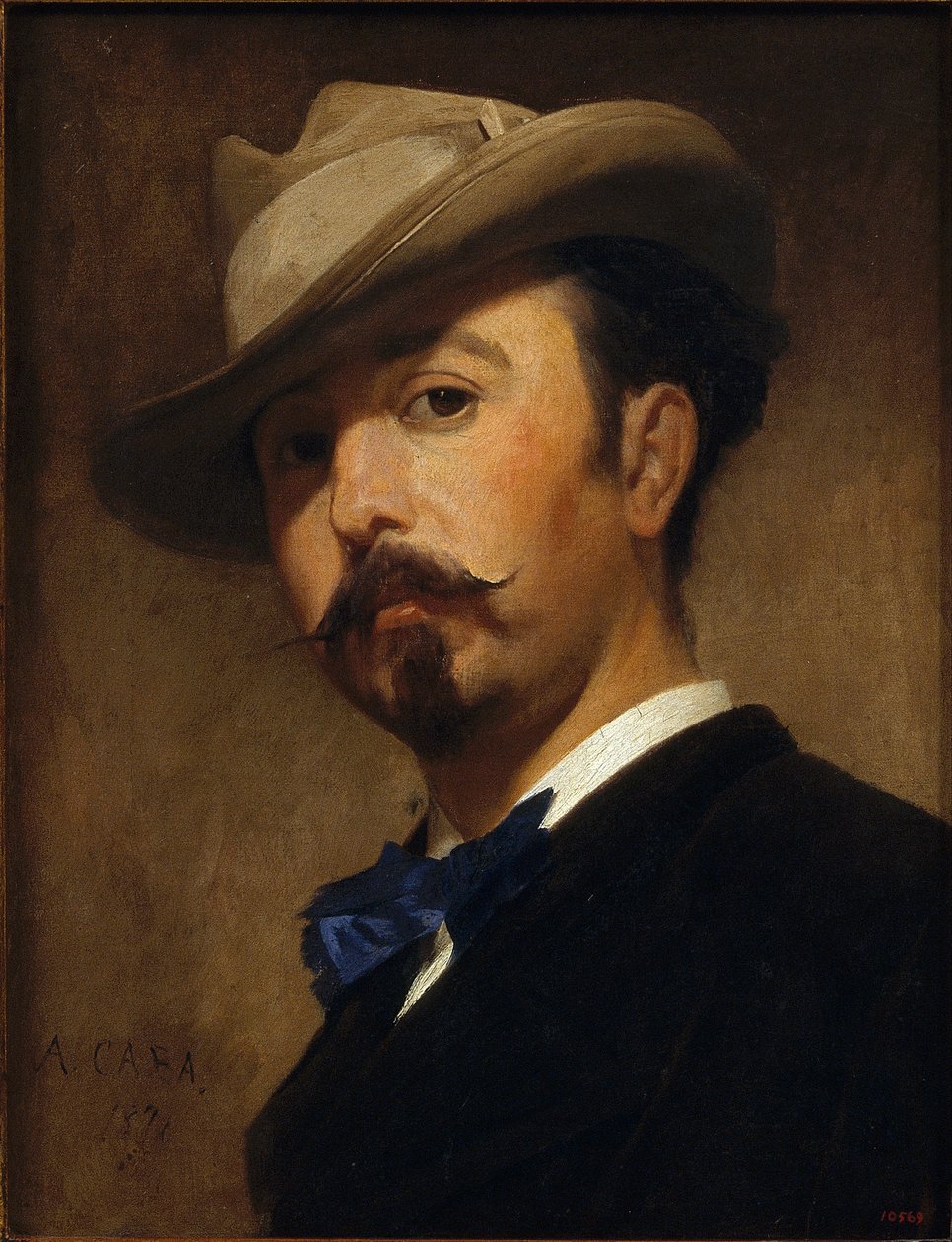 Portret malarza Joaquima Vayredy autorstwa Antoni Caba