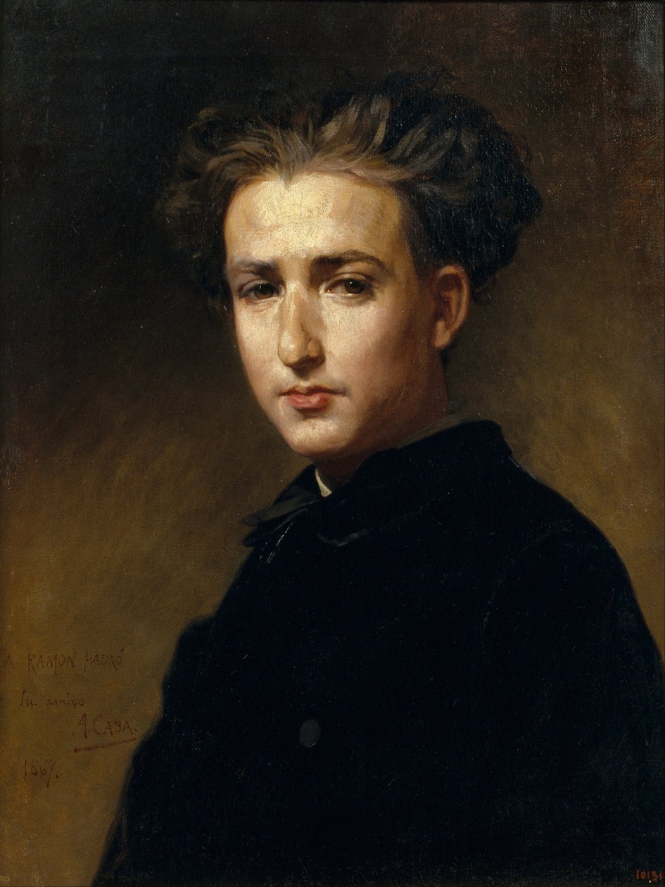 Portret malarza Ramona Padró autorstwa Antoni Caba