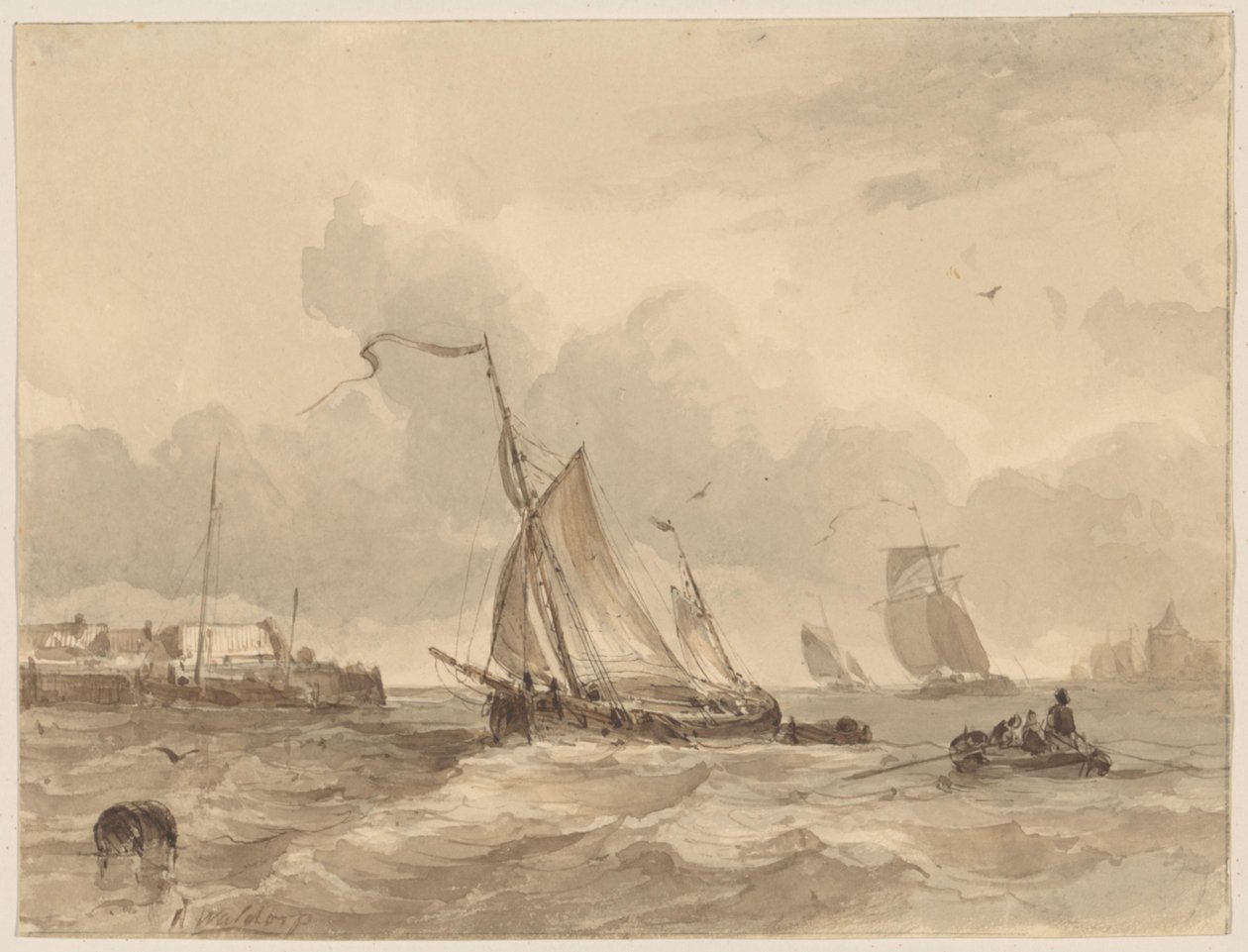 Port morski autorstwa Antonie Waldorp