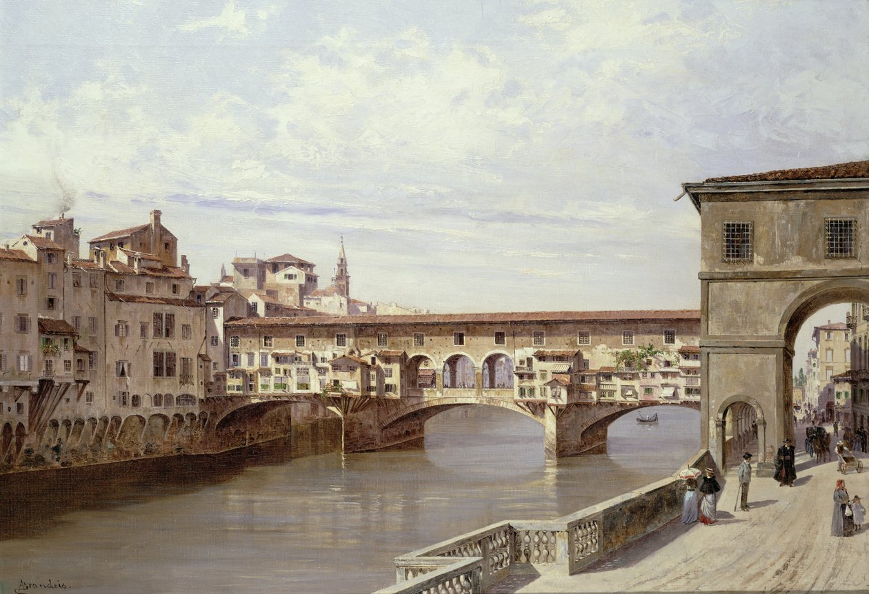 Pontevecchio, Florencja autorstwa Antonietta Brandeis