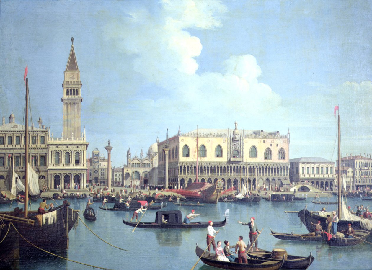 Widok na Grand Canal autorstwa Giovanni Antonio Canal