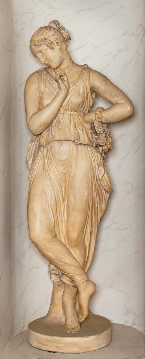 Tancerka z palcem na brodzie (gips) (patrz również 698751) autorstwa Antonio Canova