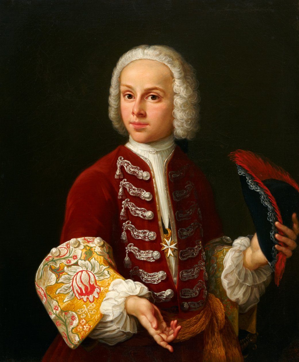 Młody Rycerz Zakonu Św. Jana, ok. 1730 autorstwa Antonio David