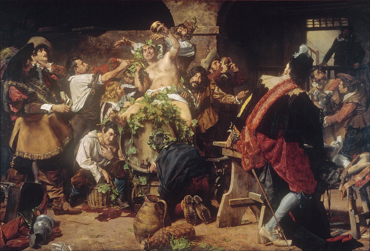 Pijacy (Bachanał) autorstwa Antonio Maria Fabres y Costa