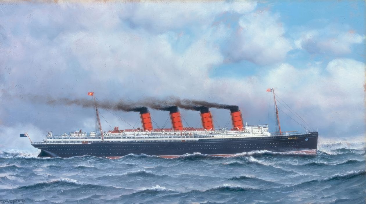 Lusitania autorstwa Antonio Jacobsen