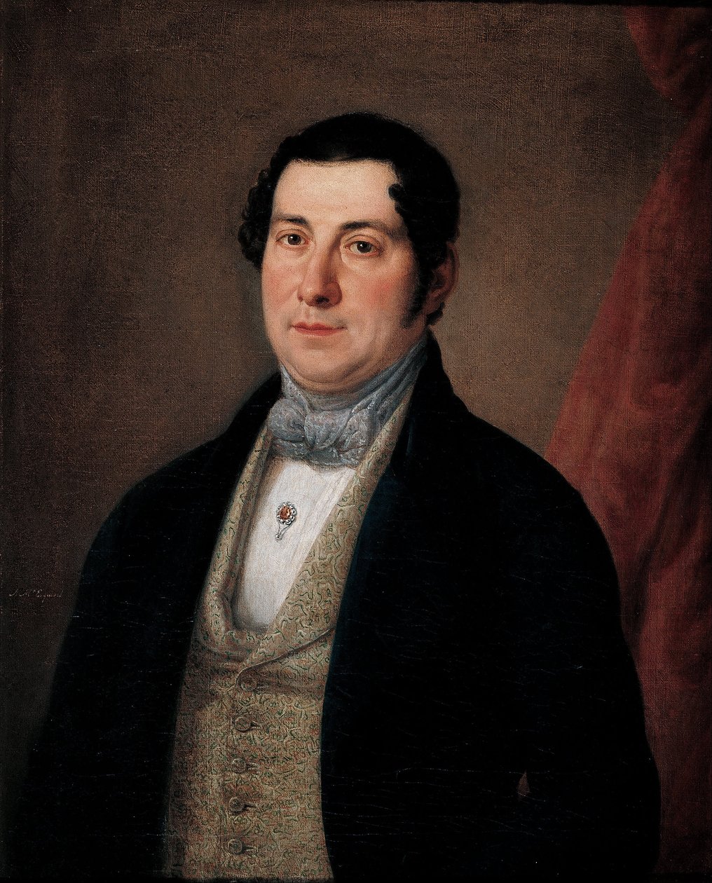 Portret dżentelmena autorstwa Antonio María Esquivel