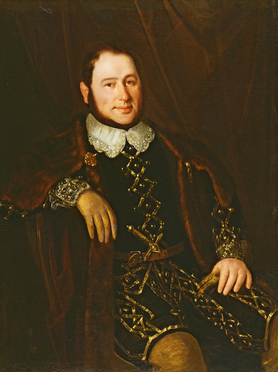 Portret piosenkarza Ronconiego, ok. 1842 r. autorstwa Antonio María Esquivel
