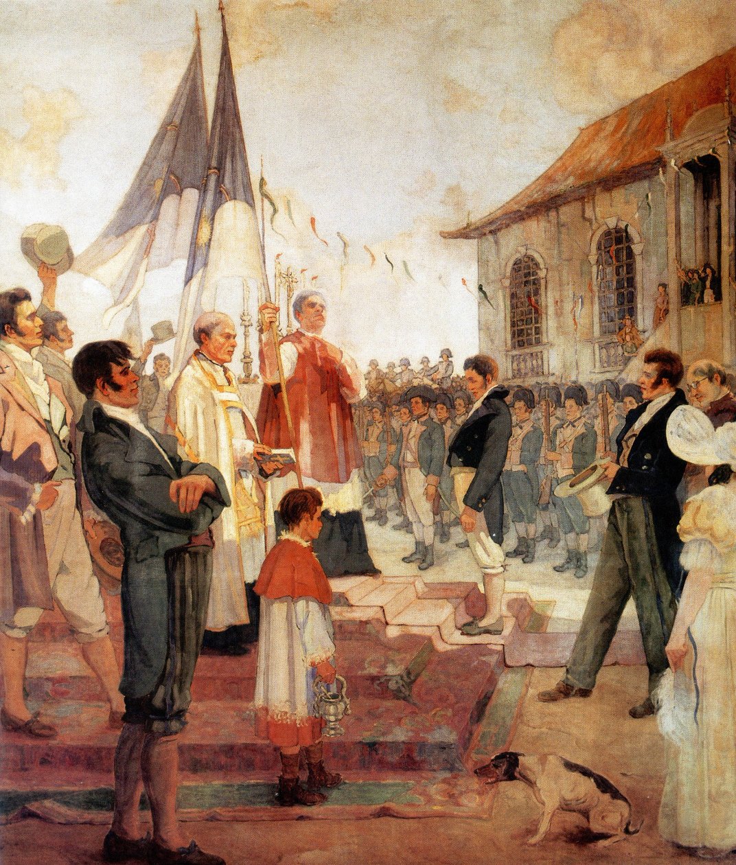 Błogosławieństwo flag rewolucji 1817 r. autorstwa Antonio Parreiras