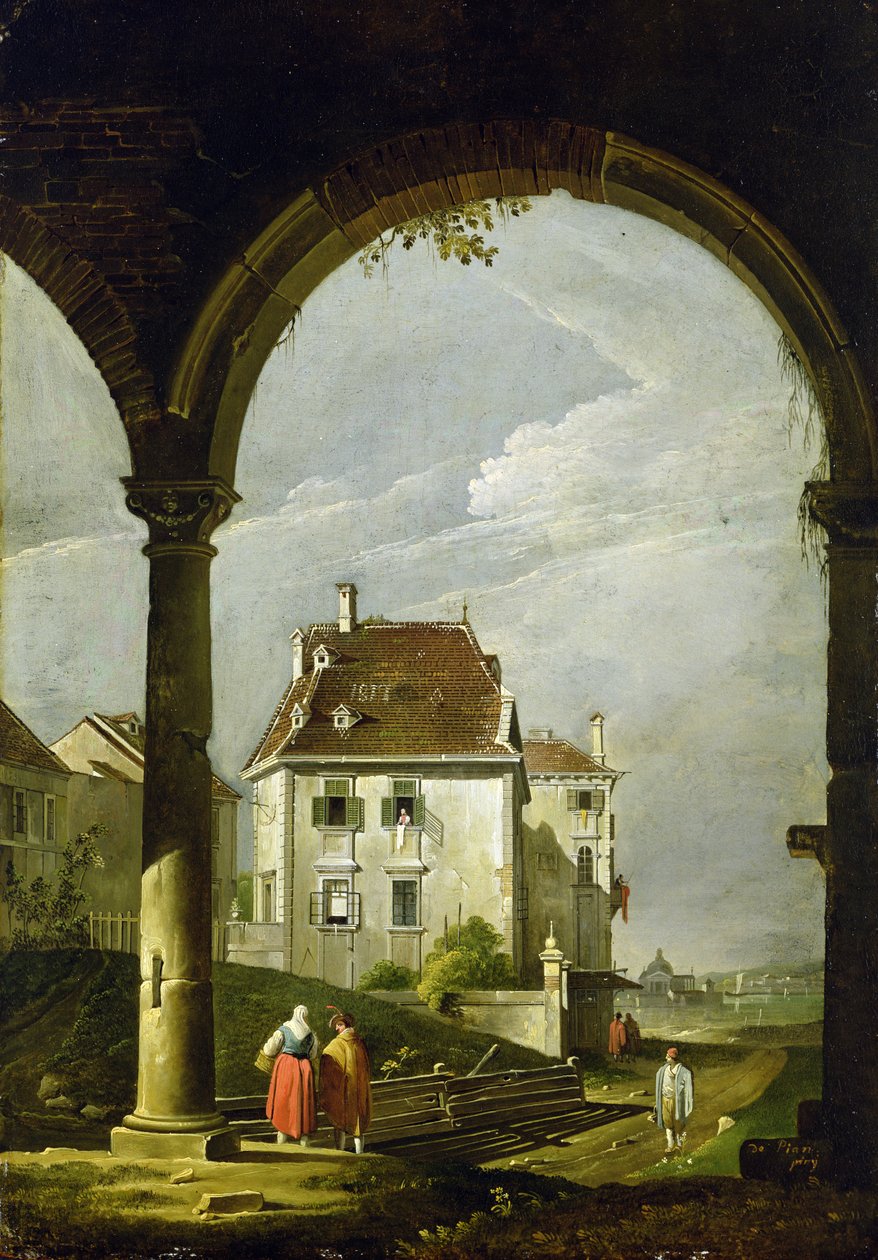Widok wenecki, 1817 autorstwa Antonio Pian