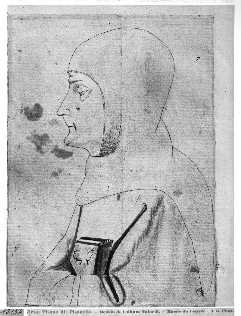 Monk, z albumu Vallardi autorstwa Antonio Pisanello
