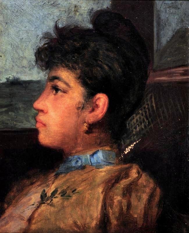 Profil kobiety autorstwa Antonio Rafael Pinto Bandeira