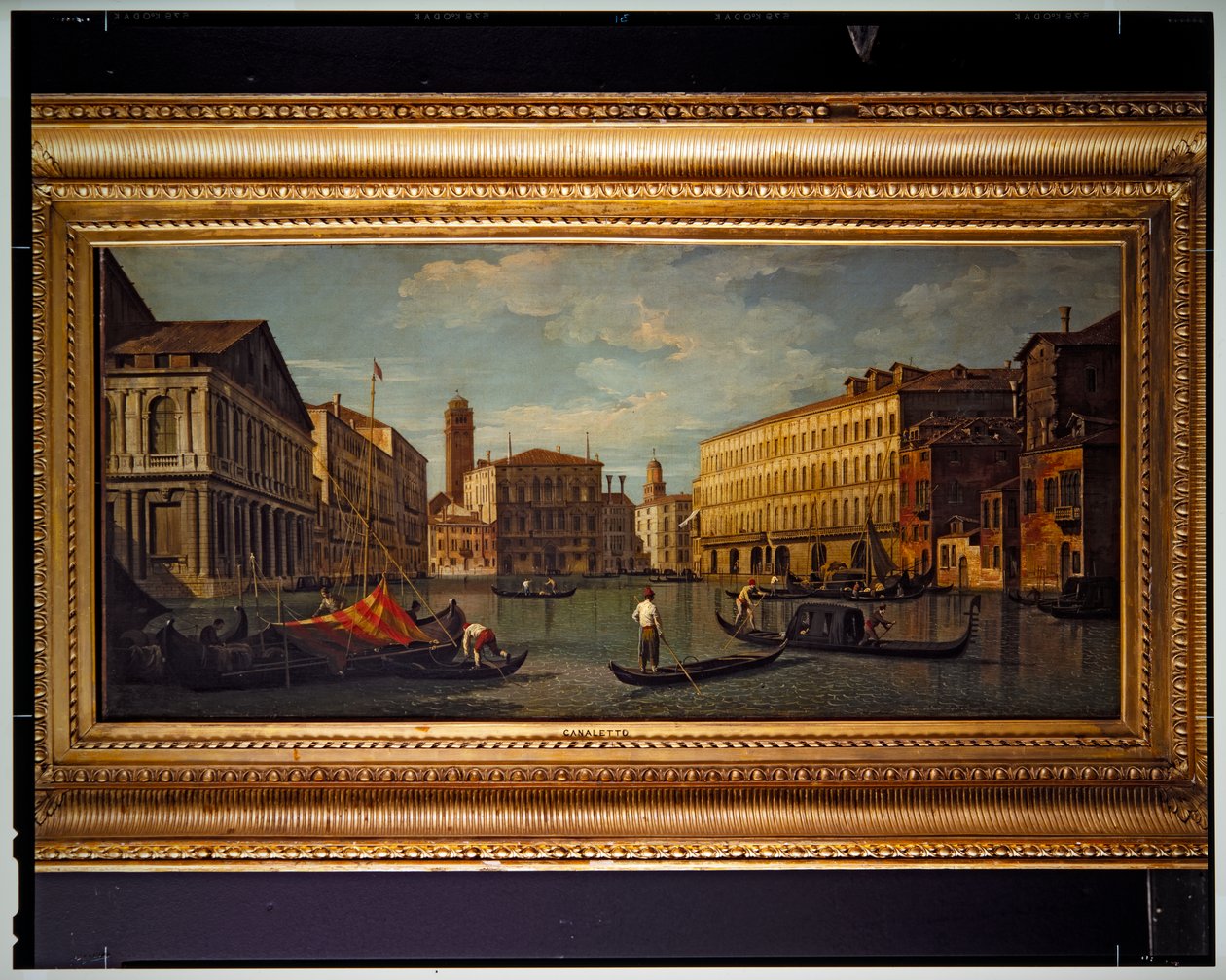 Näkymä Canalpolishille autorstwa Antonio (studio of) Canaletto