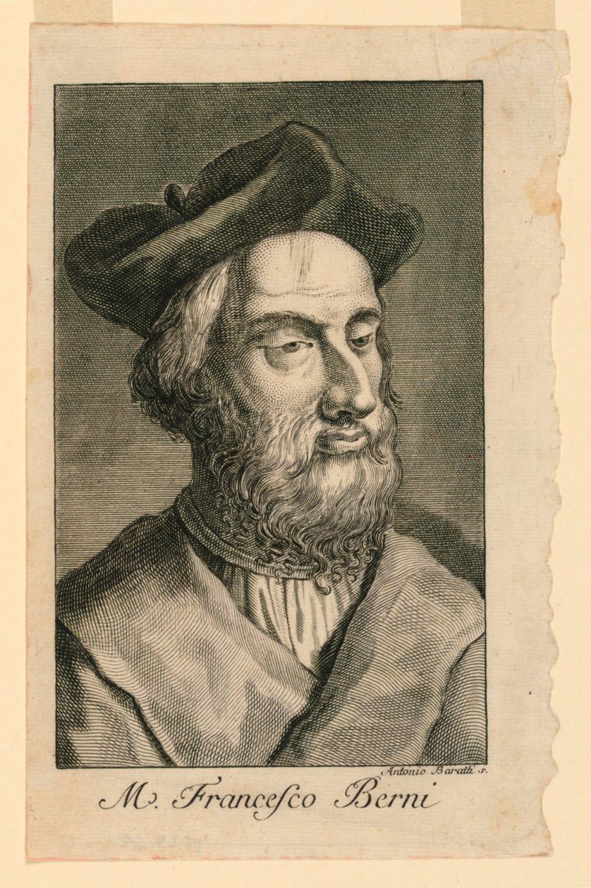 Portret Francesco Berniego (ok. 1497-1535) autorstwa Antonio Baratta
