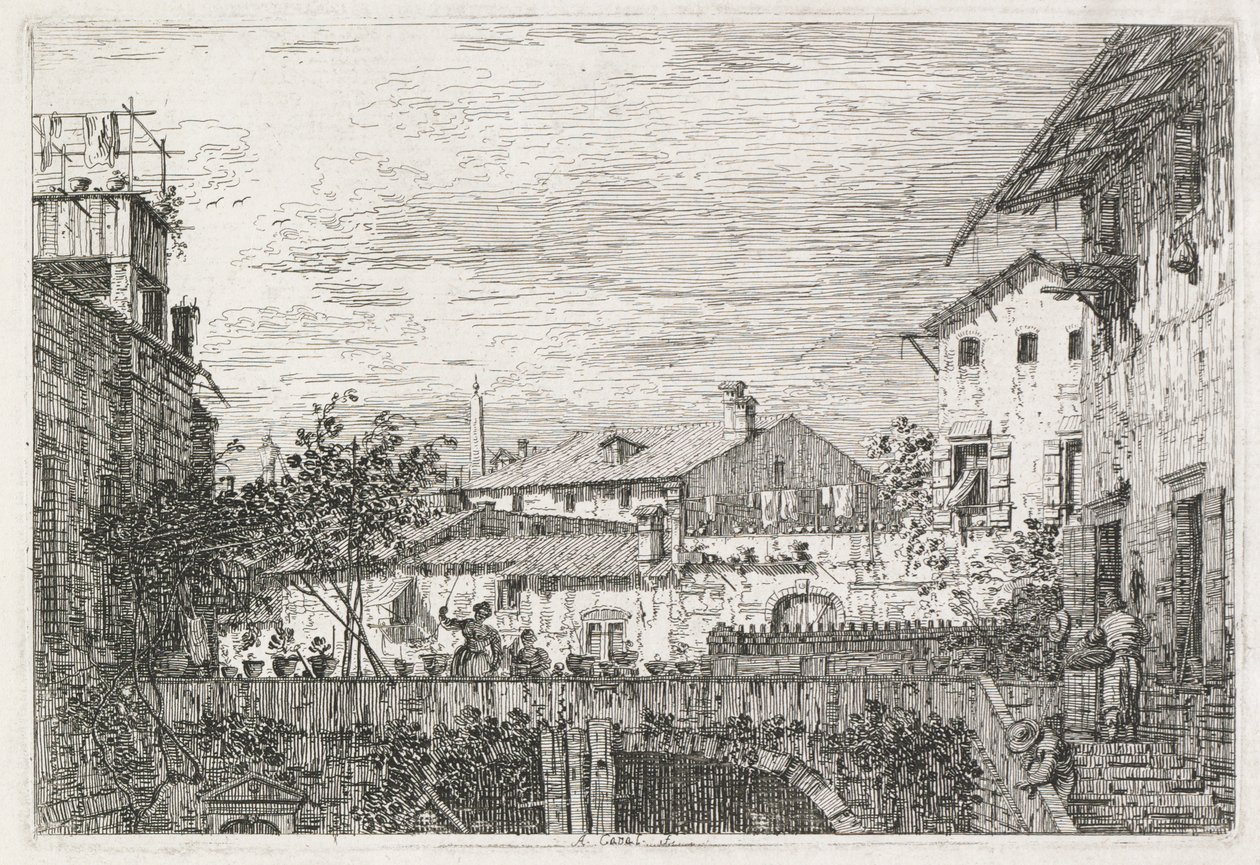 Widoki: Taras autorstwa Antonio Canaletto