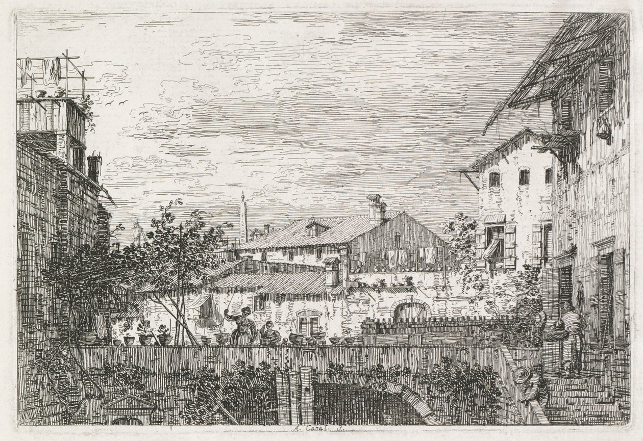 Widoki: Taras, 1735-1746. autorstwa Giovanni Antonio Canal