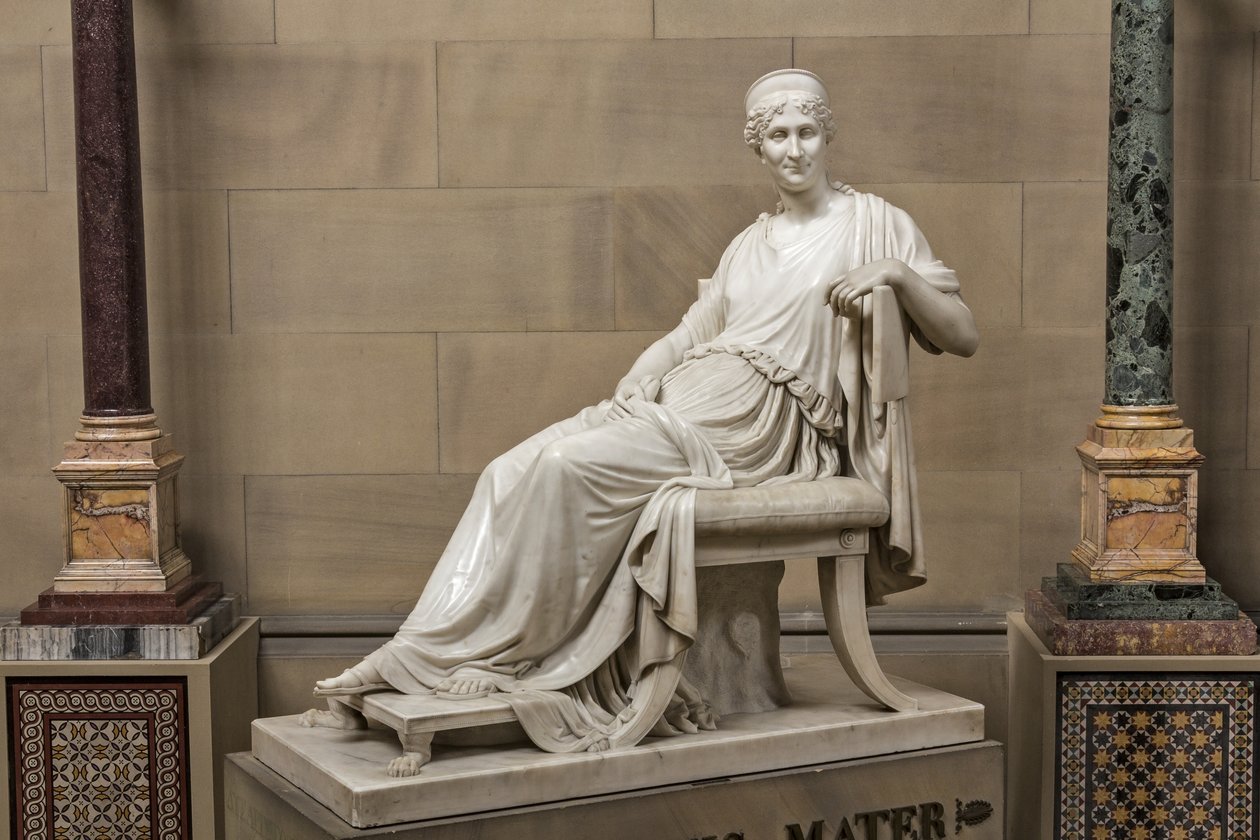 Letitia Ramolino Bonaparte, c.1804-07 (marmur) autorstwa Antonio Canova