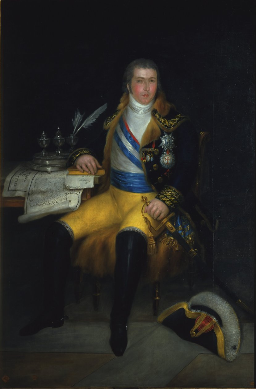 Portret Don Manuela Godoy autorstwa Antonio Carnicero