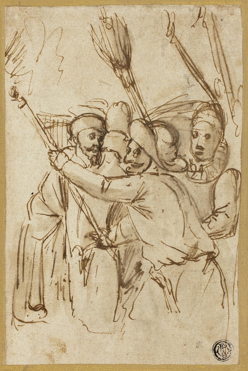 Figury karnawałowe autorstwa Antonio Carracci