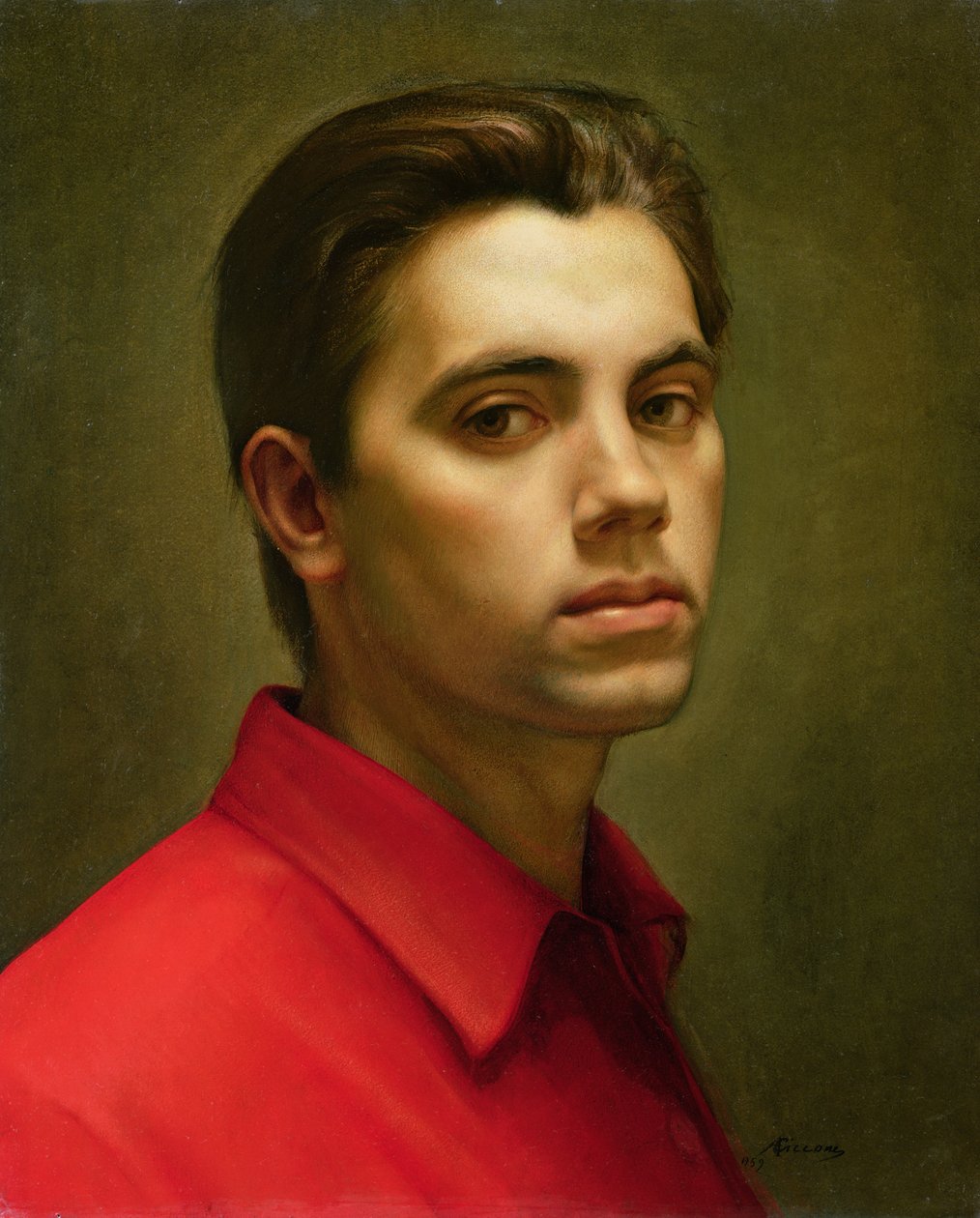 Autoportret, 1959 (olej na temperze) autorstwa Antonio Ciccone