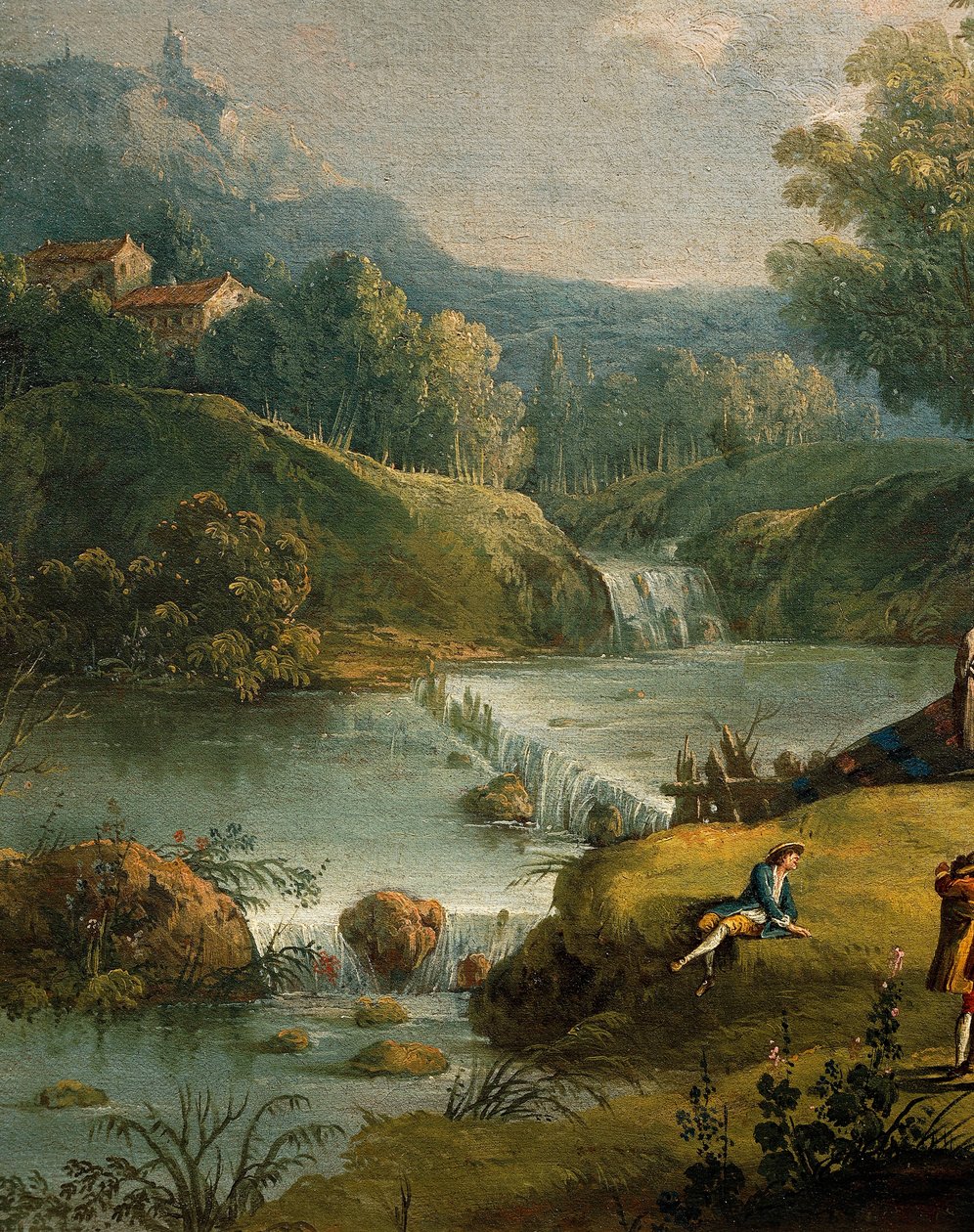 Wiosna, Antonio Diziani (1737-1797), malarstwo. Szczegół. autorstwa Antonio Diziani