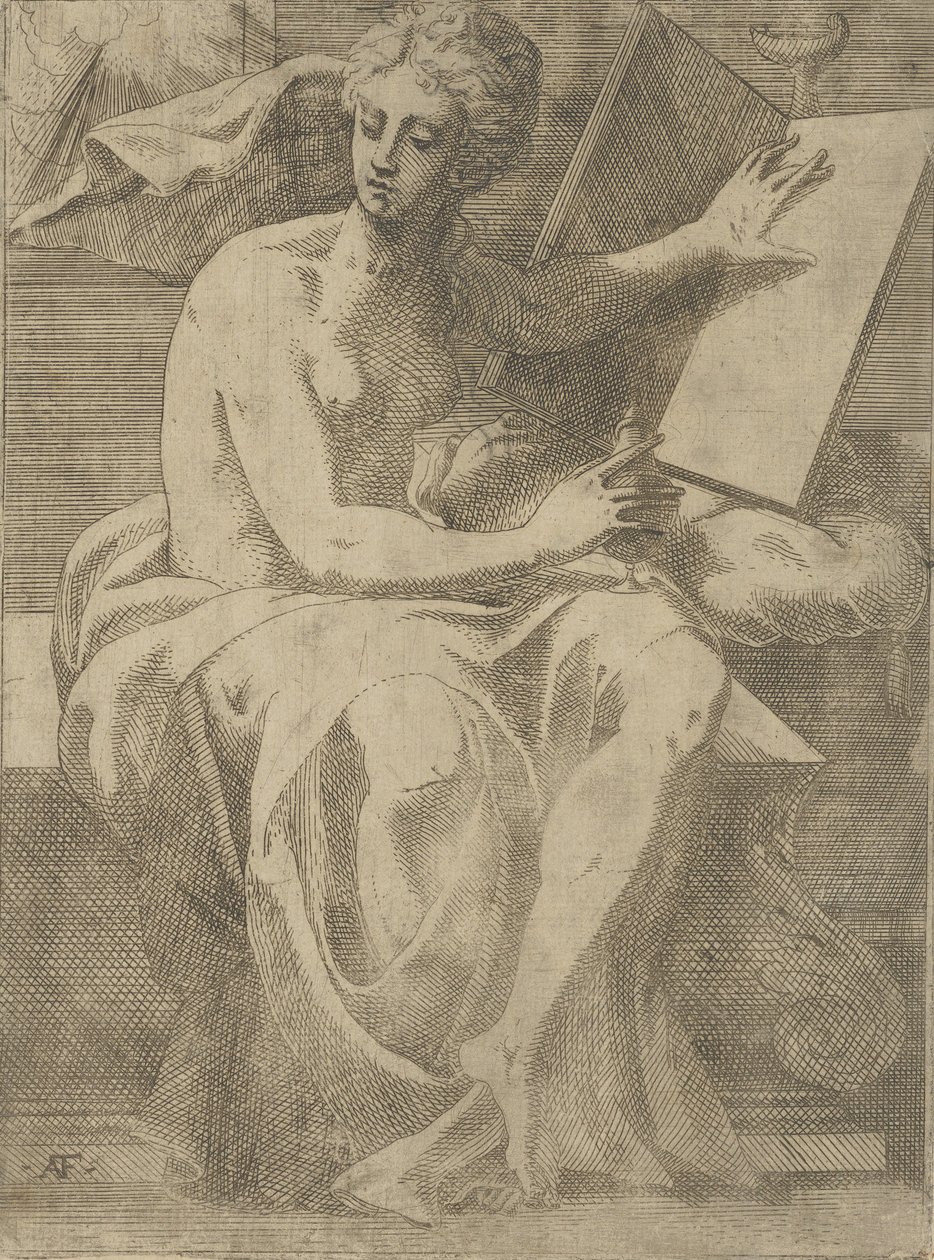 Sybilla, 1540-45. autorstwa Antonio Fantuzzi