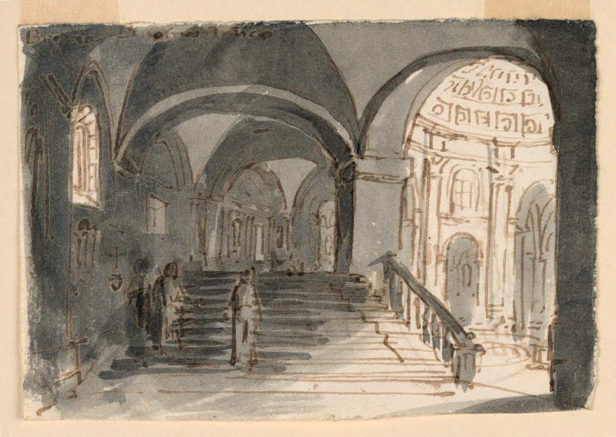 Stara Katedra w Brescii autorstwa Antonio Giuseppe Basoli