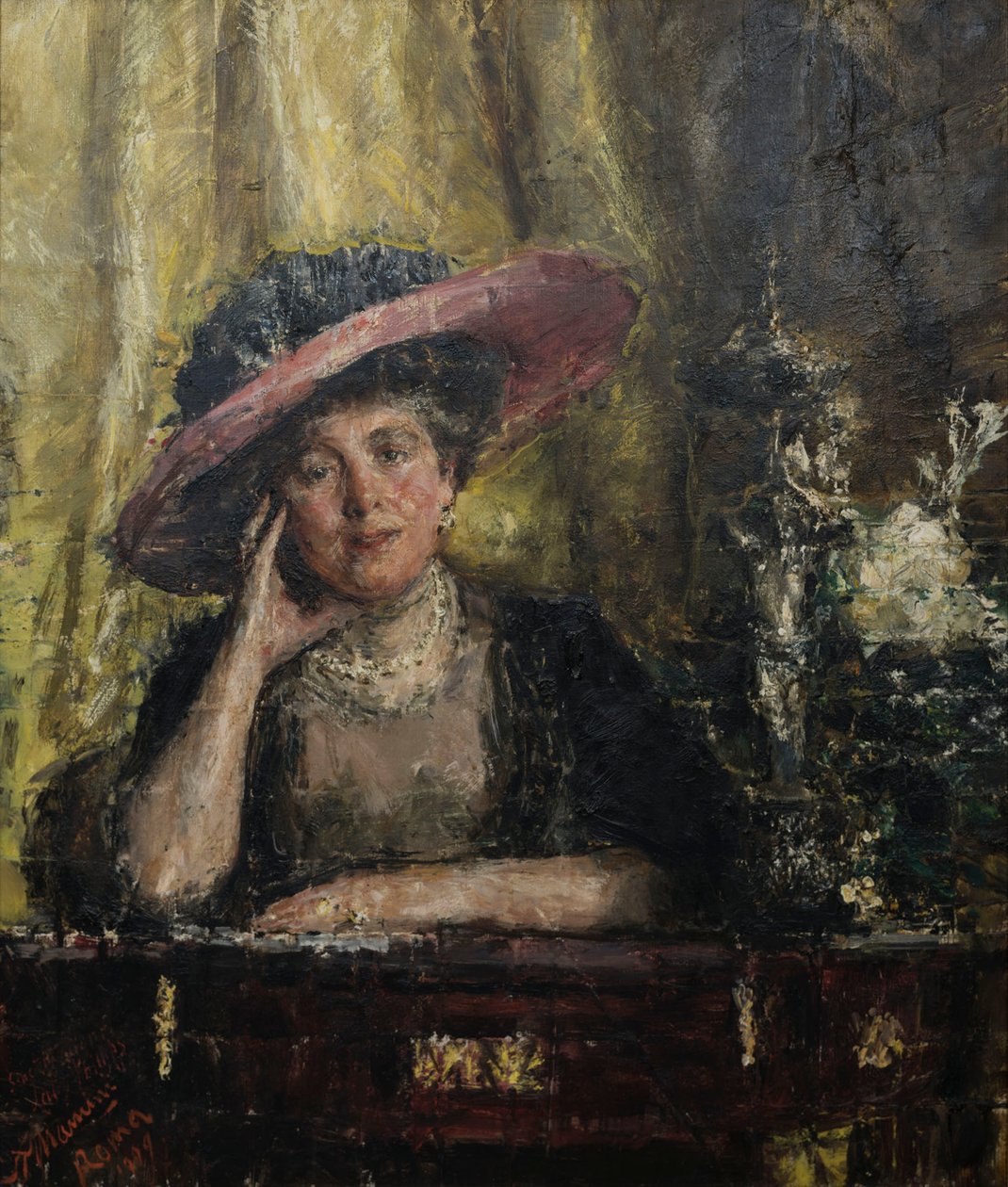 Lady Phillips, 1909. autorstwa Antonio Mancini